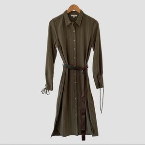 Anthropologie Current Air Olive Green Midi Dress M ($145)